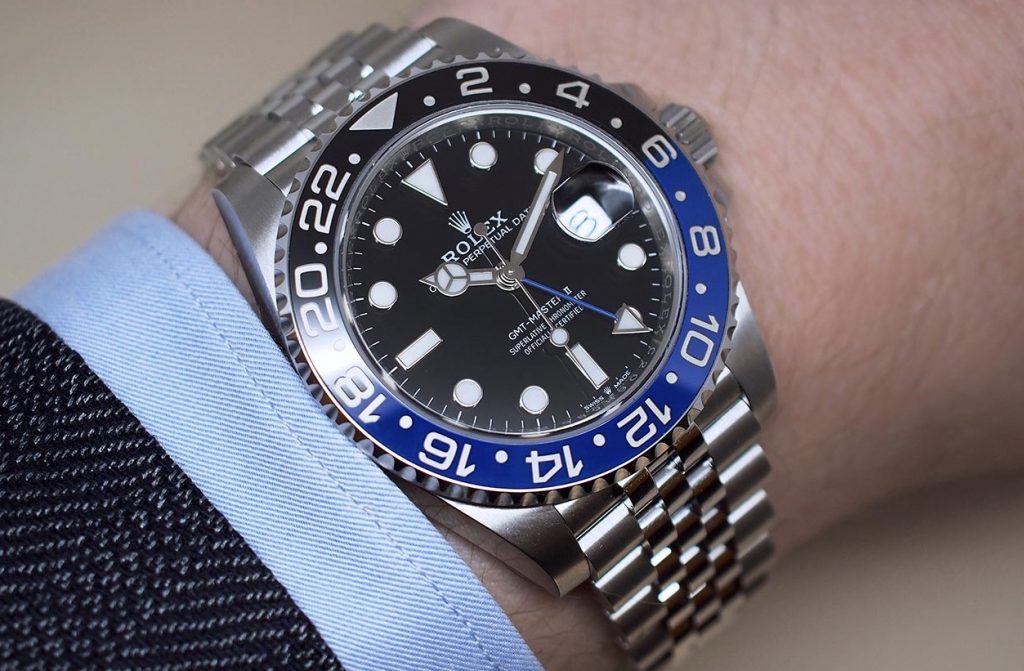 fake Rolex watch GMT-Master II 126710 BLNR